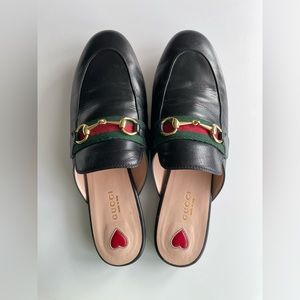 GUCCI Women's Princetown leather slipper